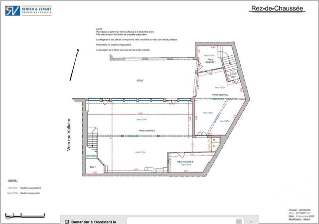 divers à vendre - 372.8 m2 - LA GARENNE COLOMBES - 92 - ILE-DE-FRANCE - Century 21 Patrimoine 17