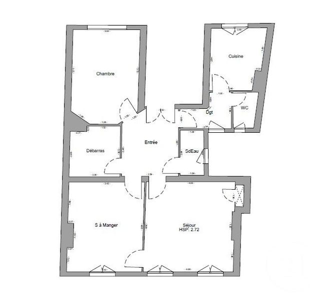 Appartement F3 à vendre - 3 pièces - 68.99 m2 - PARIS - 75017 - ILE-DE-FRANCE - Century 21 Patrimoine 17
