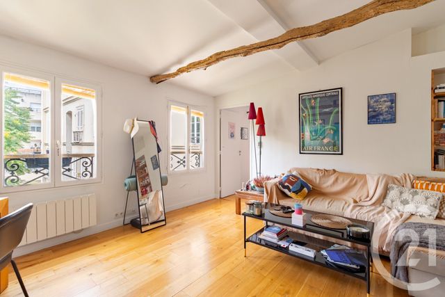 Appartement F2 à vendre - 2 pièces - 40.0 m2 - PARIS - 75017 - ILE-DE-FRANCE - Century 21 Patrimoine 17