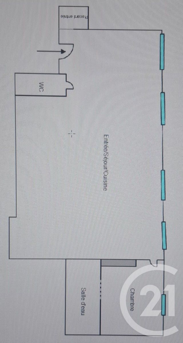 Appartement F2 à vendre - 2 pièces - 40.0 m2 - PARIS - 75017 - ILE-DE-FRANCE - Century 21 Patrimoine 17